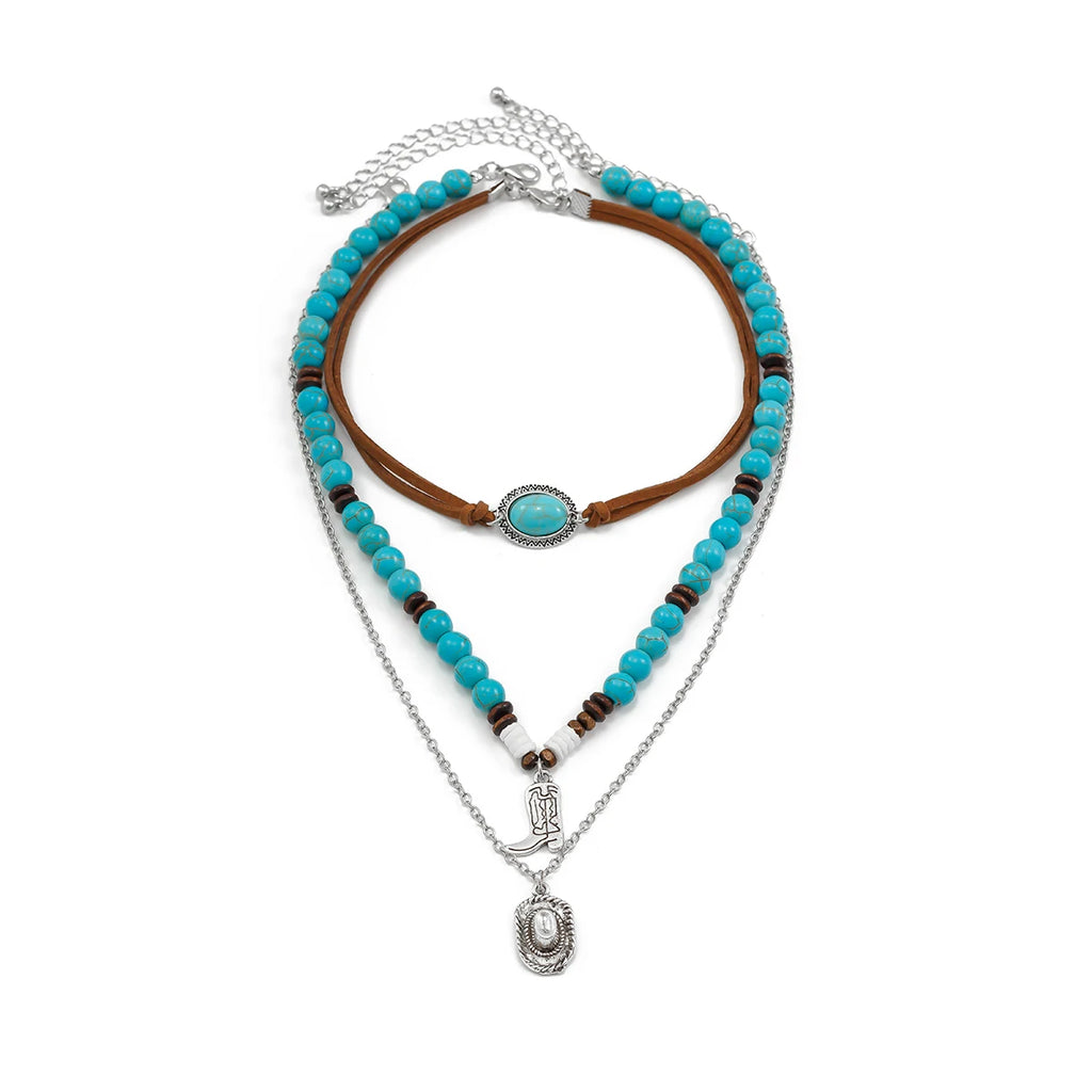 KunJoe 3-piece choker necklace set