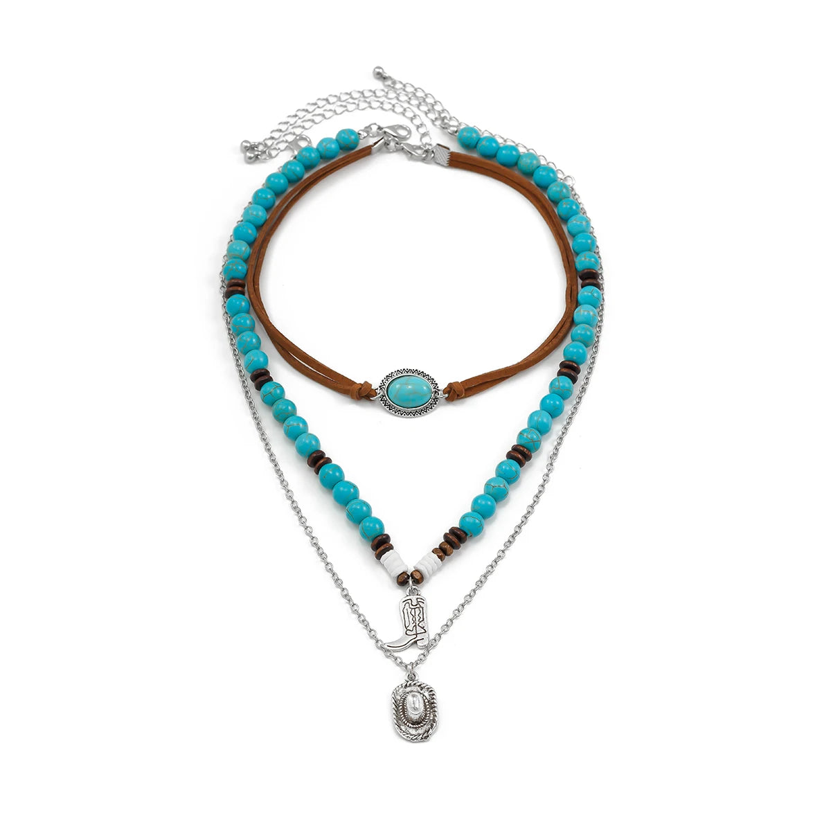 KunJoe 3-piece choker necklace set